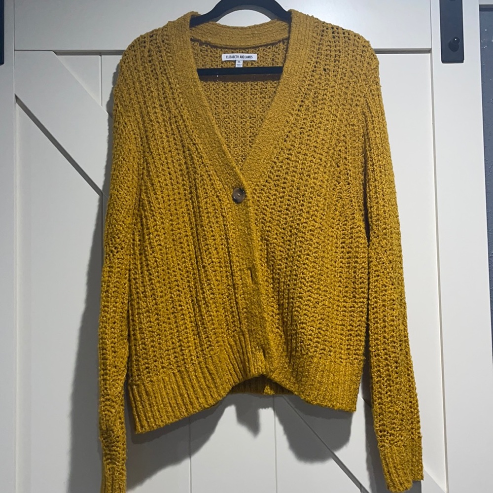 Mustard Yellow Cardigan